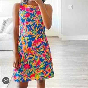 Womens J Crew Sleeveless Floral Shift Dress size 0